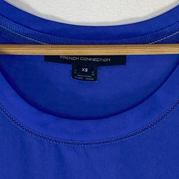 French Connection, Sleeveless top, electric blue, Size XS - Picture 3 of 5